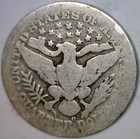 1908o Barber Quarter SILVER Coin w/ BOLD DATE  PRICED BELOW SILVER MELT  NR — photo 2