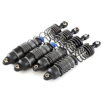 NEW Traxxas Shocks 2WD/4x4 Slash/Stampede/Rustler Gray/Black Progressive Springs
