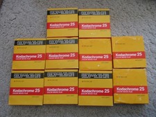 Kodachrome 25 Color Movie Film Daylight KM 455 - LOT of 10 Rolls - Exp. 80/82