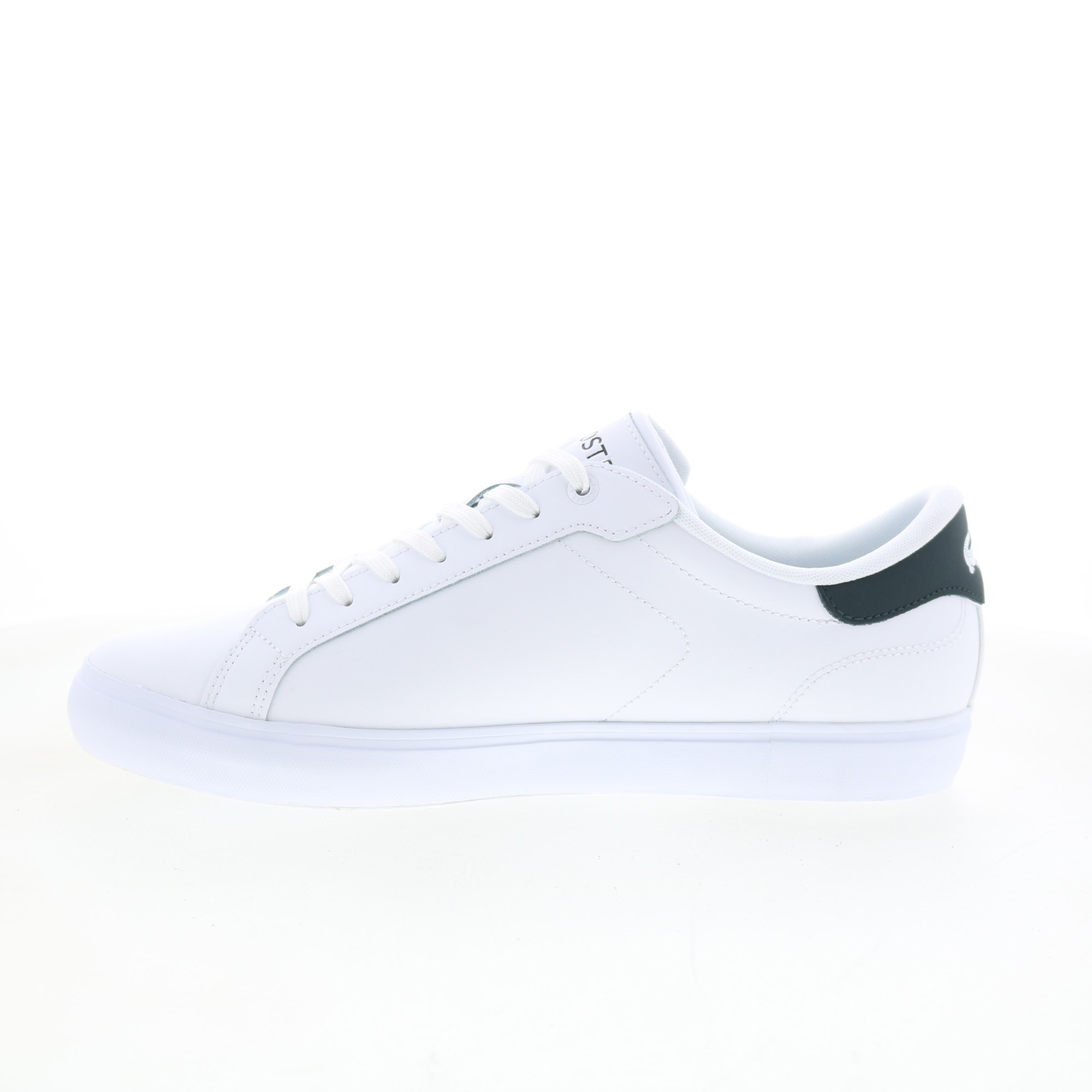 Lacoste Powercourt 125 2 SMA Mens White Leather Lifestyle Sneakers Shoes thumbnail 5