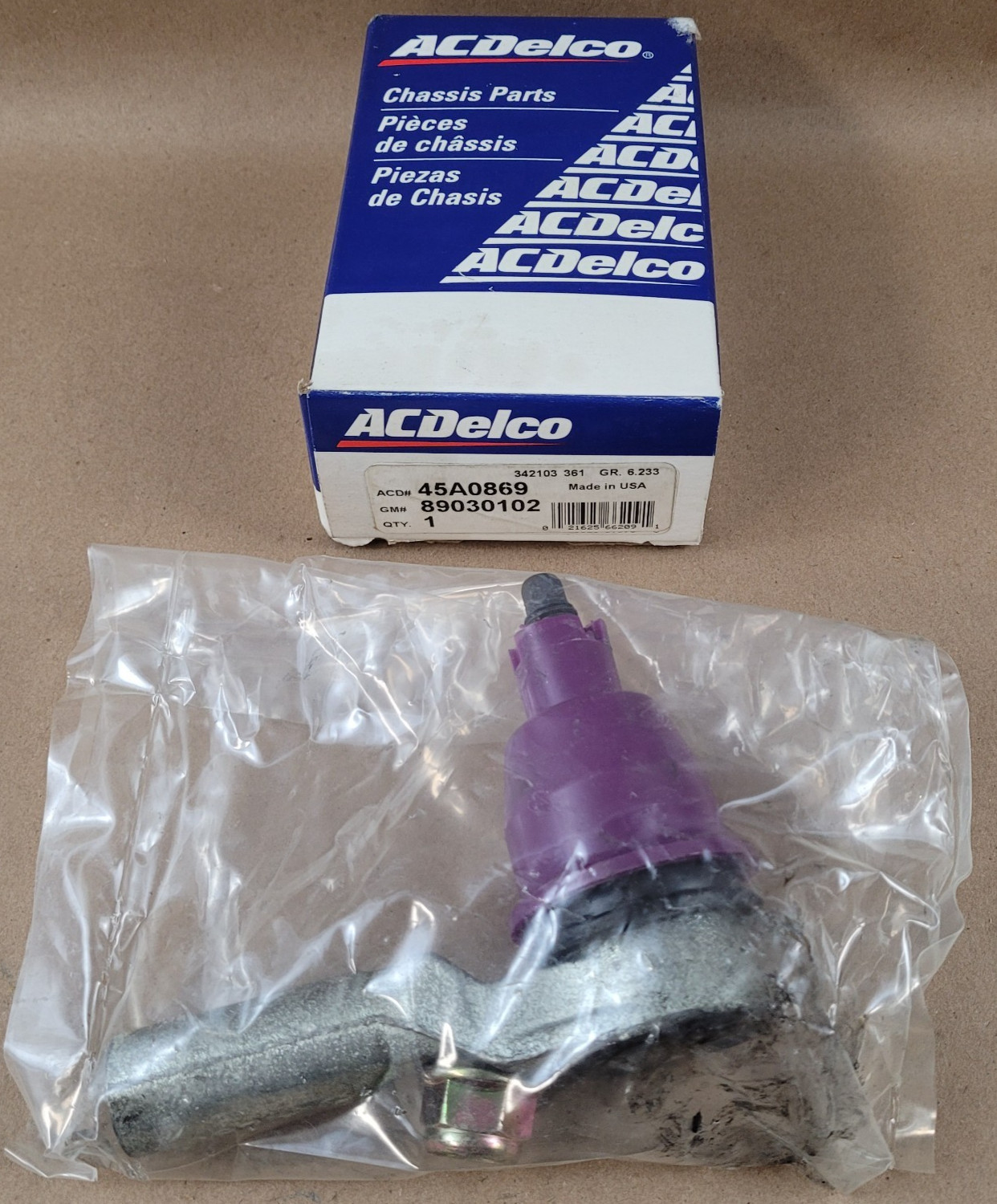 New AC Delco 45A0869 Tie Rod End 1997-2011 Cadillac Buick Cadillac Pontiac Olds