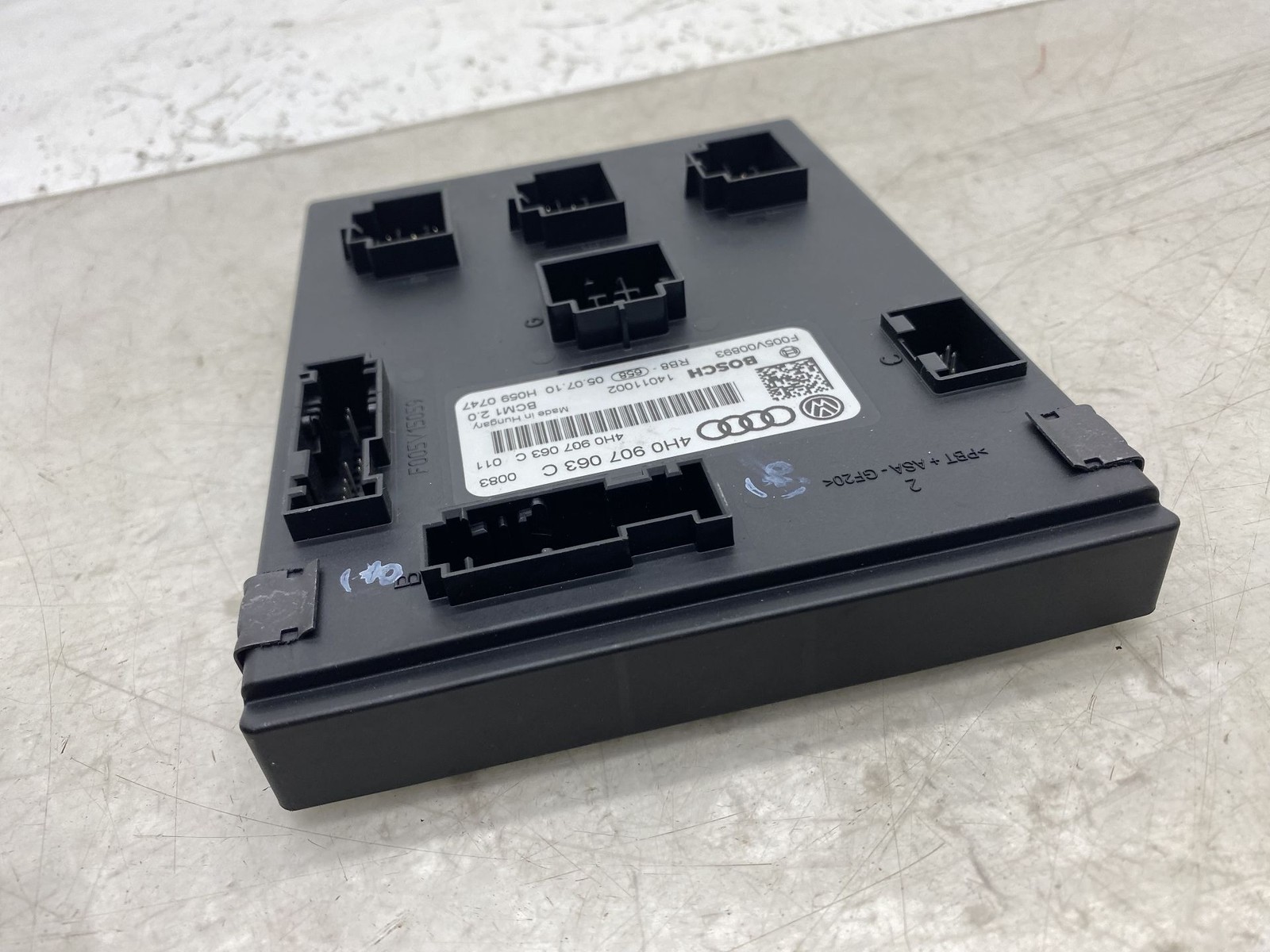 2010-2020 BENTLEY MULSANNE ONBOARD POWER SUPPLY CONTROL MODULE UNIT 4H0907063C