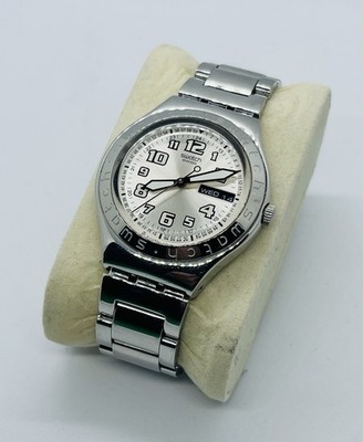 SWATCH IRONY MEN S ANALOG WATCH SILVER DIAL AG 1999 MODEL YGS716GX