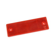 Red Rectangle Warning Reflective Plate Reflector for Car Truck with 2 Holes