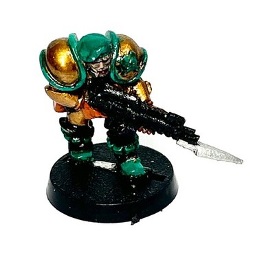 Warzone Mutant Chronicles Imperial Blood Beret Miniature Metal OOP 90s Painted