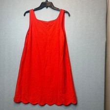 Kate Spade New York x Target Red Scallop Hem Shift Dress Womens Small