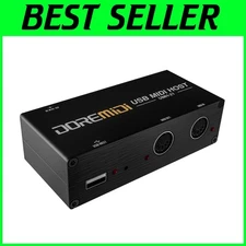 MIDI Host Box 1-in 1-out Converter USB to 5-pin MIDI