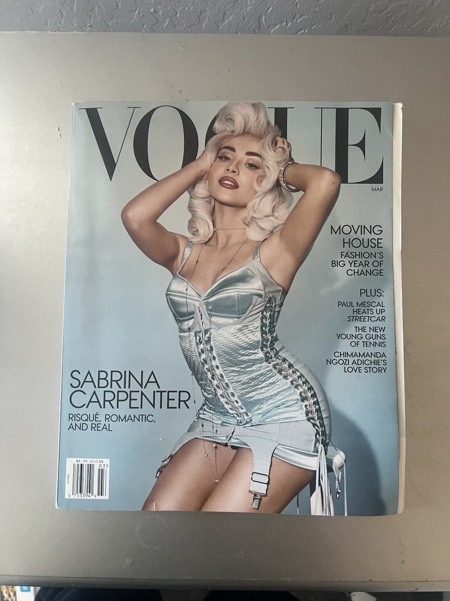 Vogue Magazine March 2025 Sabrina Carpenter Cover Fashion Trends