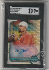 Marketplace image: 2022 Bowman U Best DJ D.J. Uiagalelei Superfractor auto RC - 1/1 - SGC 10