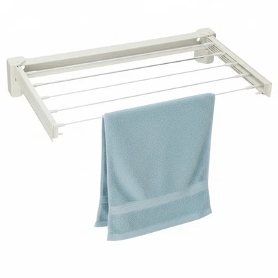 Wand Wäsche Trockner ausziehbar bis 37 cm - 3,5 m - Bad Handtuch Halter Ständer - Bild 1 von 4