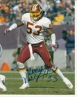 Washington Redskins Marcus Washington autographed 8 x 10 photo