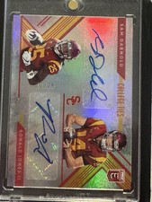 2018 Panini Elite Draft Picks - Sam Darnold Ronald Jones II #12/25 Rookie Auto