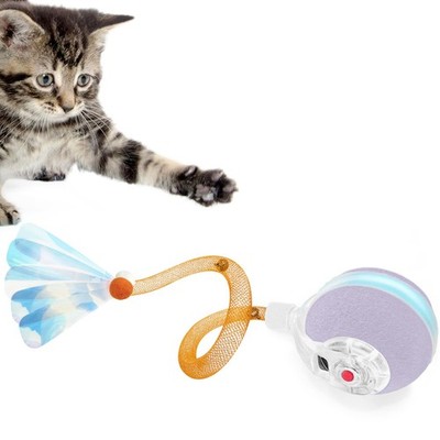 YVE LIFE Interactive Cat Toys Ball for Indoor Cats,[Newly Small, Purple 