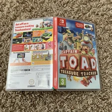 Empty Replacement Case ONLY! REGION FREE Captain Toad Treasure Tracker Switch