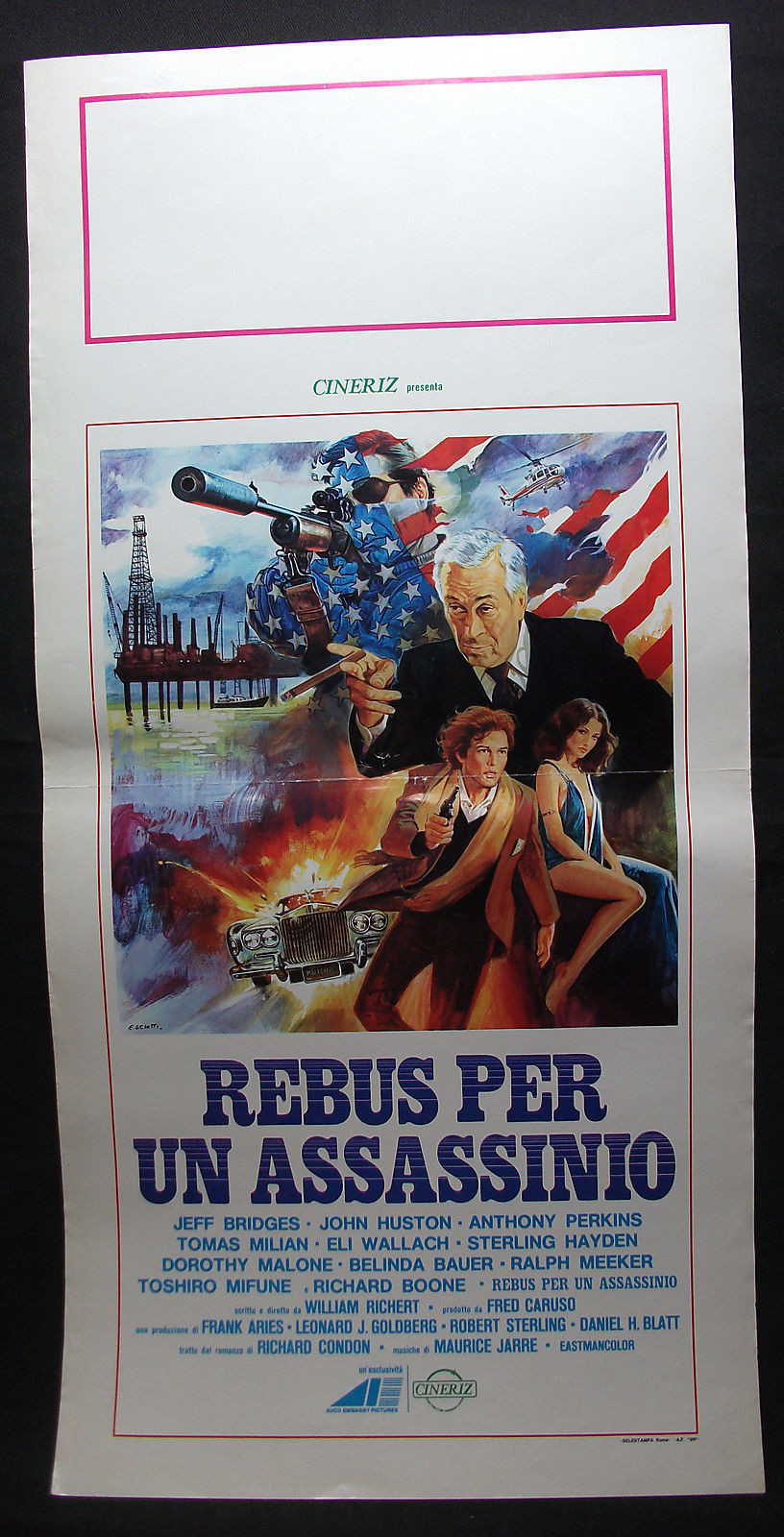 Locandina originale film Rebus per un assassinio (1979) - Regia di William Richert