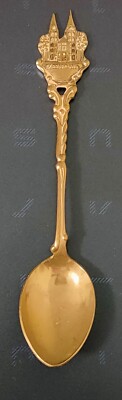 VINTAGE BOPPARD HEILIGER SEVERUS KIRCHE METALL SAMMLER LÖFFEL RHEINLAND GERMANY DE