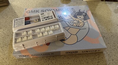 GMK Soyamilk Base Kit + Latin Alphas + Novelties Keycap Set