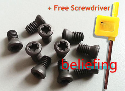20pcs Insert Torx Screw for Carbide Inserts Lathe Tool & Screwdriver M1.6 to M4