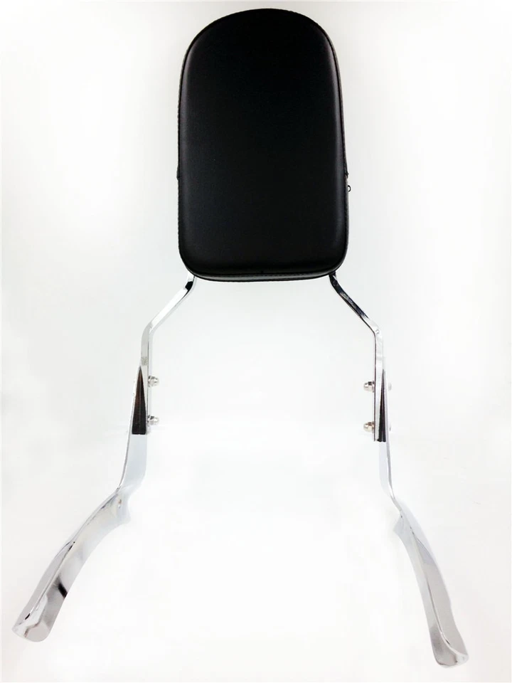 Skull Motorcycle Backrest Sissy Bar Leather Pad for HONDA Shadow Aero 1100 - Image 2 of 4