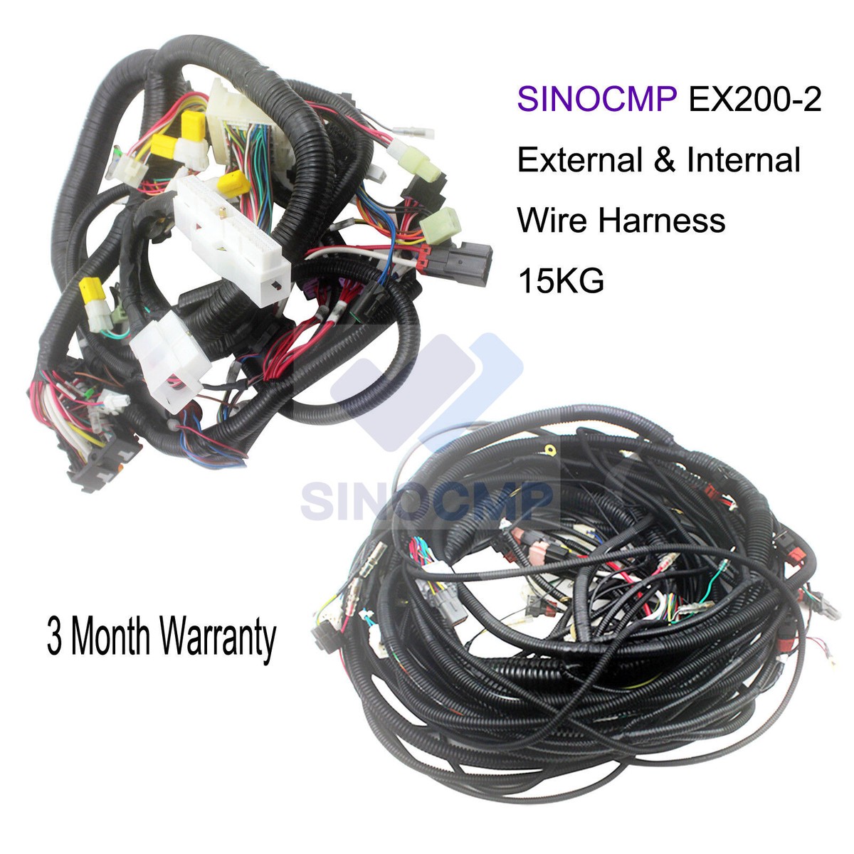 EX200-2 Complete Wire Harness 0001044 4296868 For Hitachi