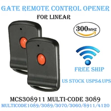300MHz Electric Gate Garage Door Remote Control Duplicator Fob Keychain Opener