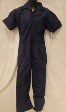 Vtg Walls Blue Scotchguard Coveralls 40 Tall SS Overall Work Wear IMPERFECT NOS
