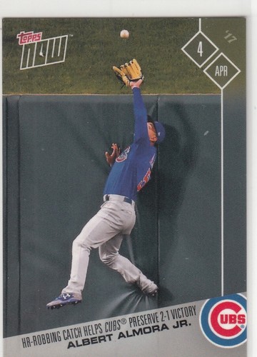 2017 Topps Now 11 Albert Almora Jr.
