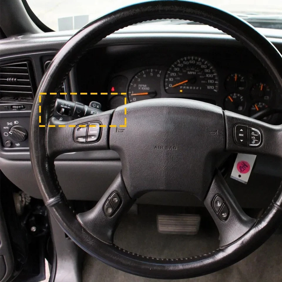 Interruptor multifuncional de seta com controle de cruzeiro compatível com GMC Chevy 12450067 - Imagem 2 de 4