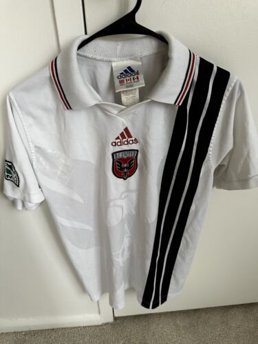 1998/1999 DC United Home Adidas Vintage Soccer Jersey Mens Kids L Adult S - Picture 1 of 2
