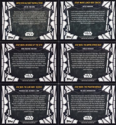 2017 Topps Star Wars 40th Anniversary - Base & Parallel Trading