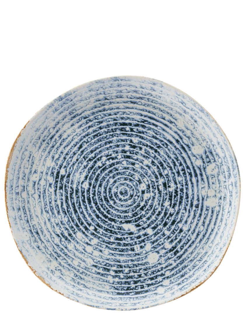 Fjord Stoneware Coupe Plate Dinner Desserts Serving Plates 8.5"" (22Cm) Pack Of 6