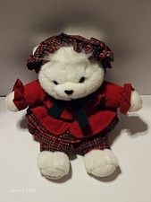 Christmas Carol Teddy Bear Plush Charles Dickens 1993 K-Mart 19" Anniversary 93
