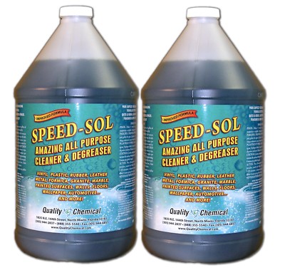 Speed Sol - heavy-duty, Concentrated Degreaser Cleaner - 2 gallon case
