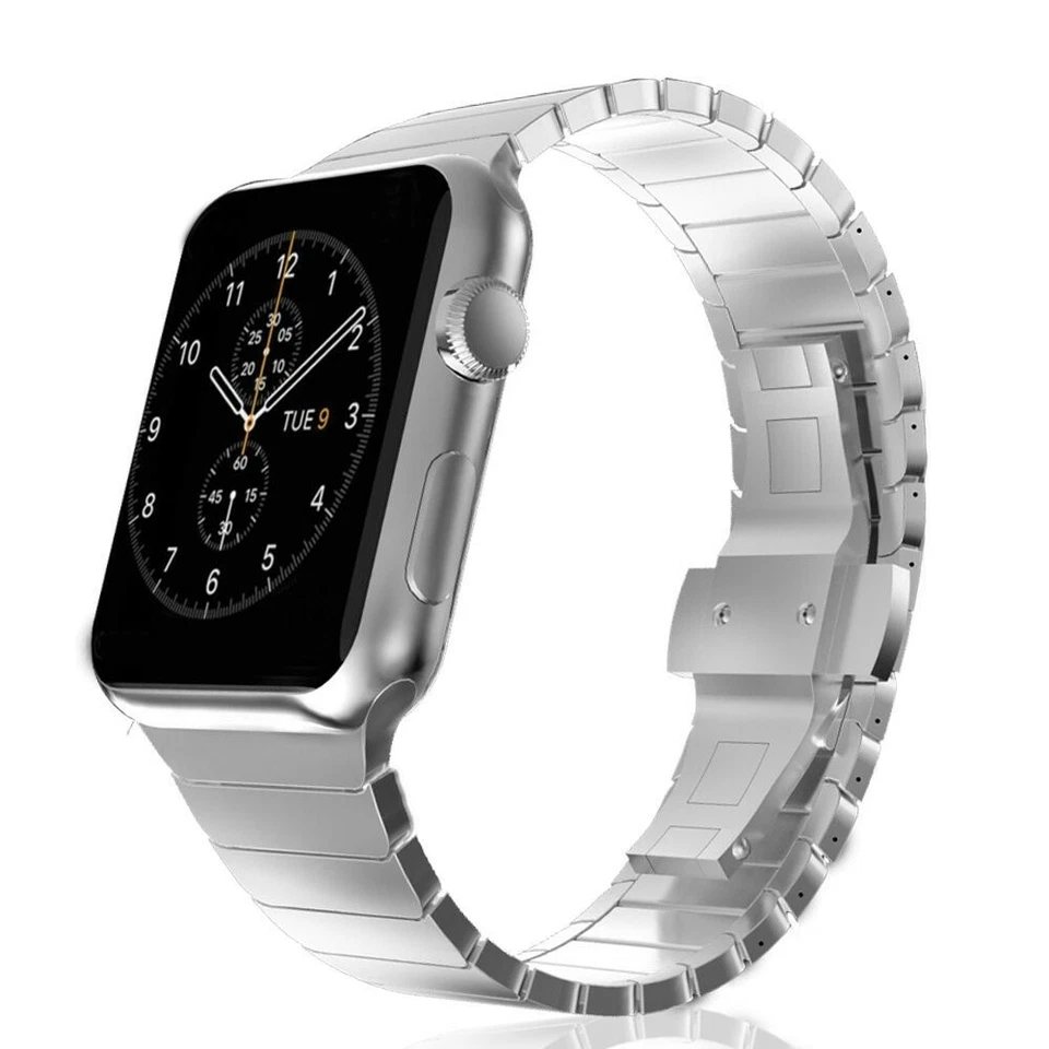 Gliederarmband für Apple Watch 42/44/45/49mm Series Ultra 2/Ultra/10/9/8/7/6/SE - Bild 2 von 4