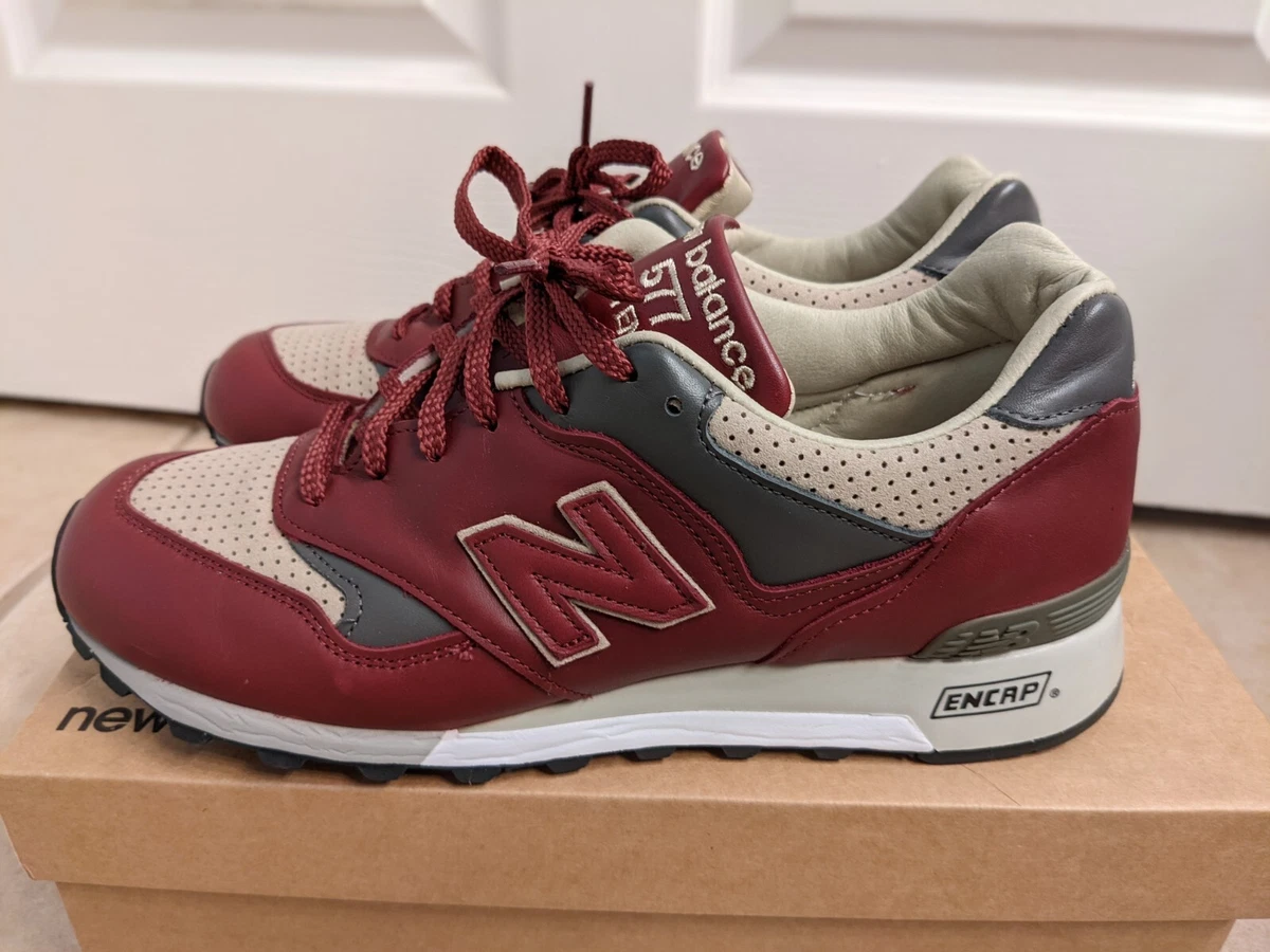 New balance top 577 red leather