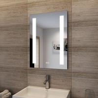 Led Badspiegel Badezimmer Wandspiegel Mit Beleuchtung Touch Beschlagfrei 50X70