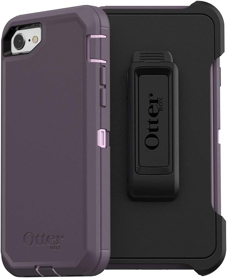 OtterBox iPhone SE 3rd/2nd Gen, iPhone 8 & iPhone 7 Defender Series Case- Purple