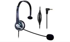 Callez 2.5mm Phone Headset Mono Telephone Headset with Noise Canceling Mic