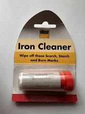Vilene Iron Cleaner Wipe Off Scorch Starch Burn Black Marks Soleplate Sole Plate