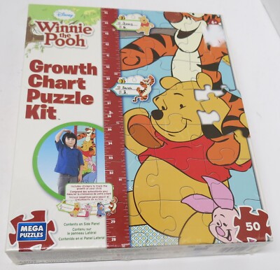 Disney Mega Puzzles: Winnie the Pooh Growth Chart Puzzle Kit