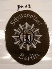 Polizei Berlin Schutzpolizei auf grün 60er Jahre (pa13)