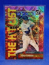 2022 Donruss TREA TURNER The Hit List Pink Fireworks Insert #THL-1 Dodgers