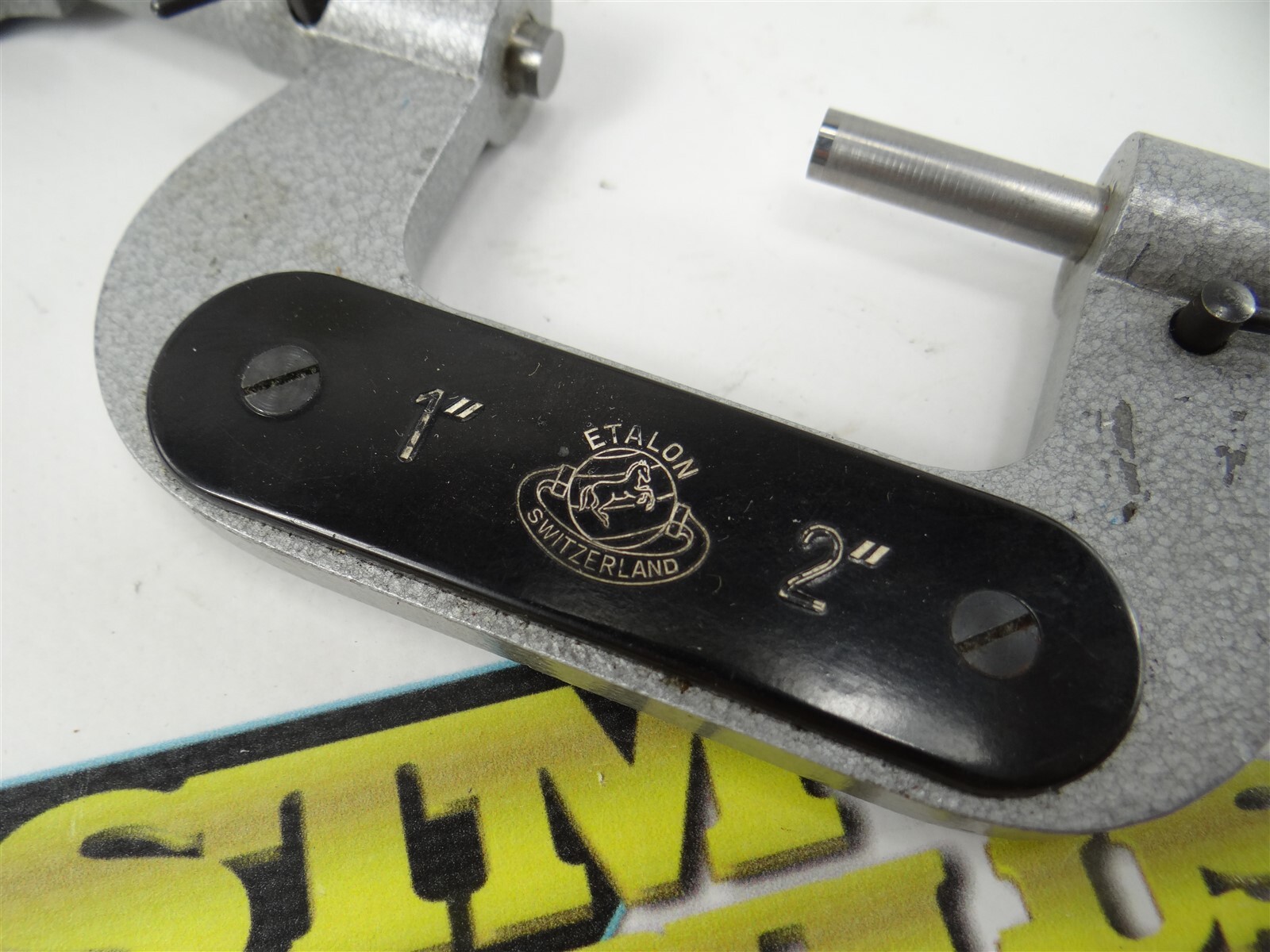 ETALON SWISS PRECISION INDICATING MICROMETER 1"2" RANGE *READ