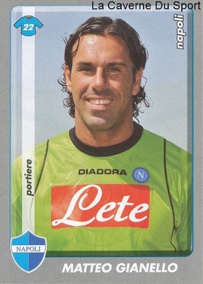 MATTEO GIANELLO ITALIEN SSC NEAPEL SELTENES UPDATE STICKER FUSSBALLSPIELER 2009 PANINI
