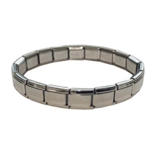  Italian Charm Shiny STARTER Bracelet - 18 Links!