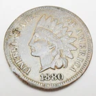 1880 P Indian Head Cent Penny  *VF - VERY FINE DETAILS*  **FREE SHIPPING**