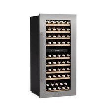 Wine Cooler Drinks Fridge 2 Zone Built in Refrigerator Bar 79 Bottles Glass Touc
