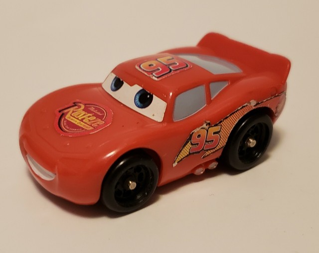 Disney Pixar Cars Movie 2006 Lightning McQueen Rust-Eze Race Car Toy | eBay