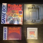 Nintendo Radar Mission Game Boy CIB w/ Box & Manual Included
