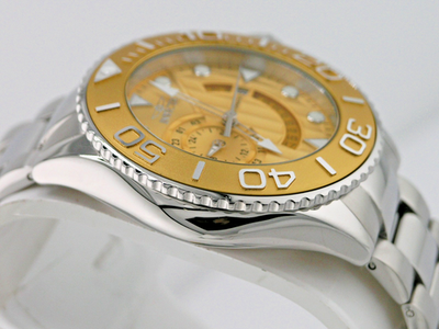 NEW INVICTA 47543 GRAND DIVER AUTOMATIC GOLD DIAL STEEL WATCH 300M